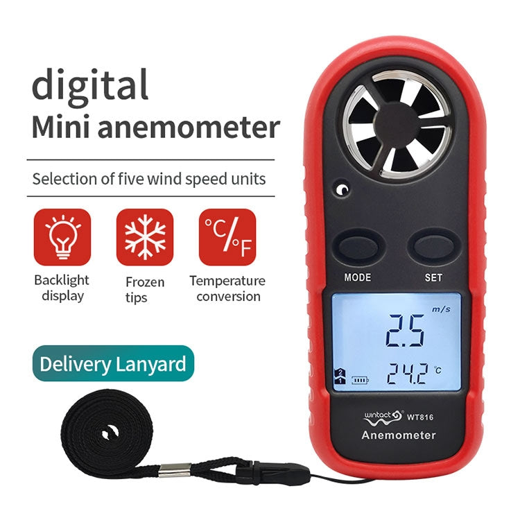 Wintact WT816 数字式風速計