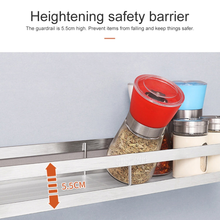 304不銹鋼壁掛式廚房置物架 鍋蓋架