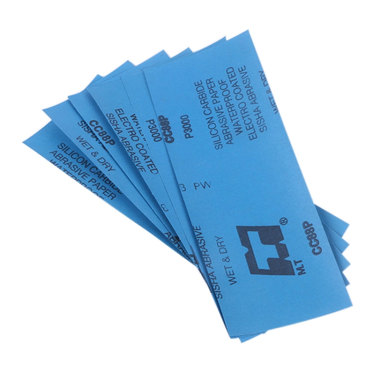 10pcs Grit 600 Wet And Dry Polishing Grinding Sandpaper，Size: 23 x 9cm