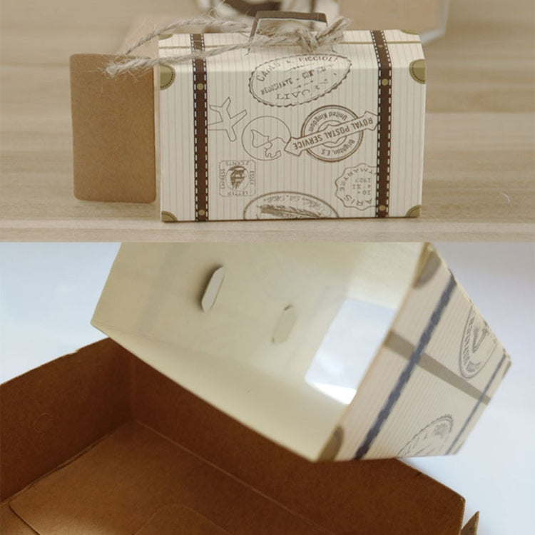 100個一賣 婚慶用品  迷你行李箱喜糖盒 尺寸：8*5*2.5cm