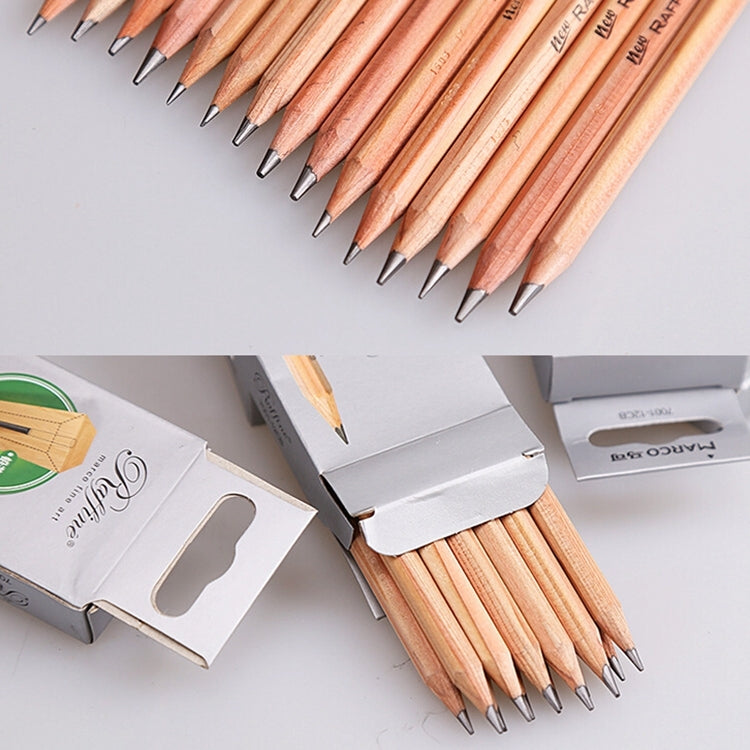 12pcs Drawing Writing Sketch Wooden Pencil Pre-sharpened HB Art Graphite Pencils