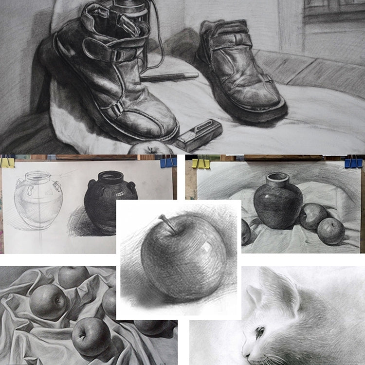 12pcs Drawing Writing Sketch Wooden Pencil Pre-sharpened HB Art Graphite Pencils