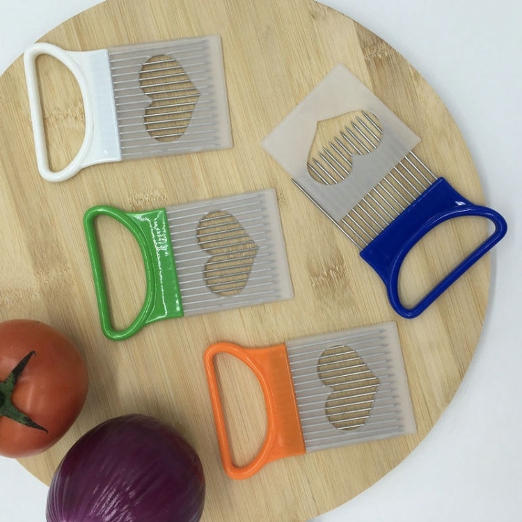 001 廚房創意工具嫩肉器 不銹鋼洋蔥針 松肉針  , Blue(1PC), Orange(1PC)