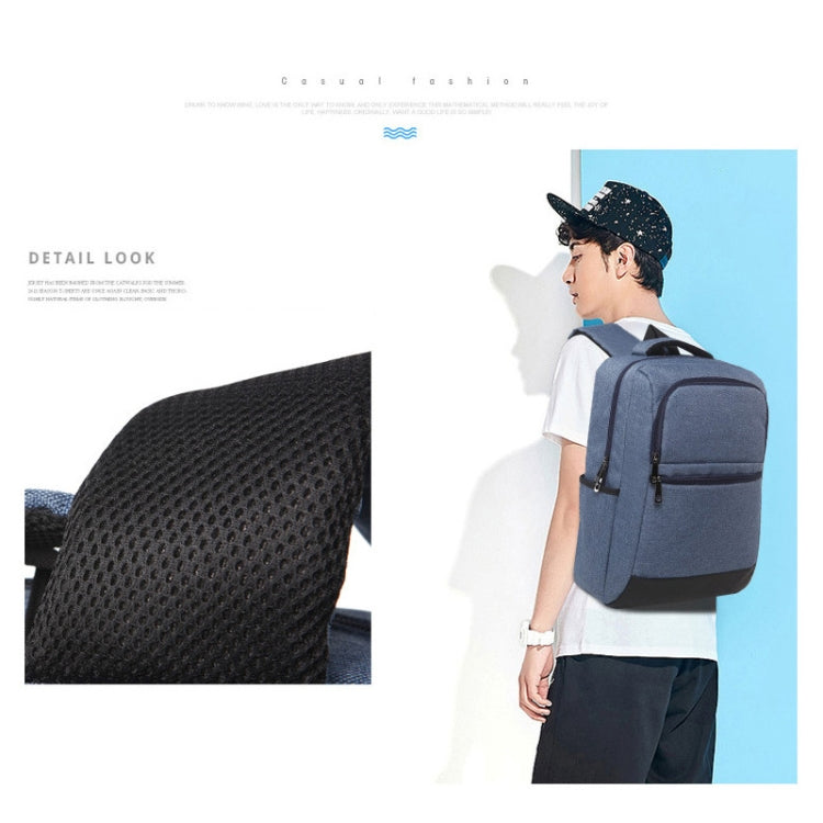 616款15.6英寸及以下 通用多功能牛津布筆記本電腦雙肩包，尺寸：42x30x11cm