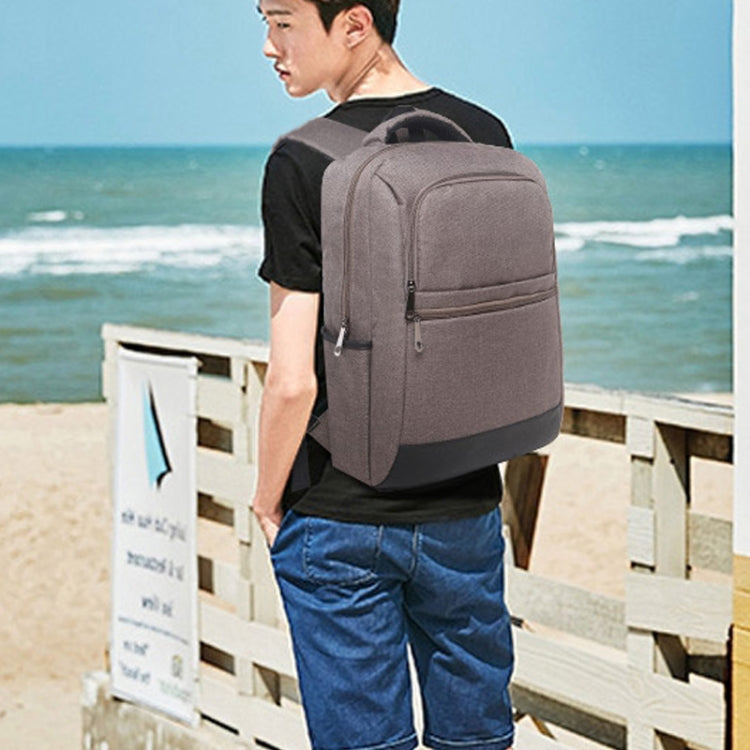 616款15.6英寸及以下 通用多功能牛津布筆記本電腦雙肩包，尺寸：42x30x11cm