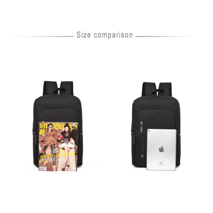 709款15.6英寸及以下 通用多功能牛津布筆記本電腦雙肩包，尺寸：43x29x11cm