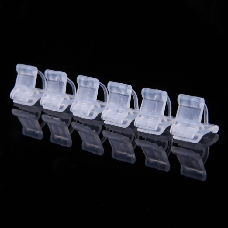 100個賣 植物嫁接夾 透明色園藝塑料嫁接夾 西紅柿嫁接夾