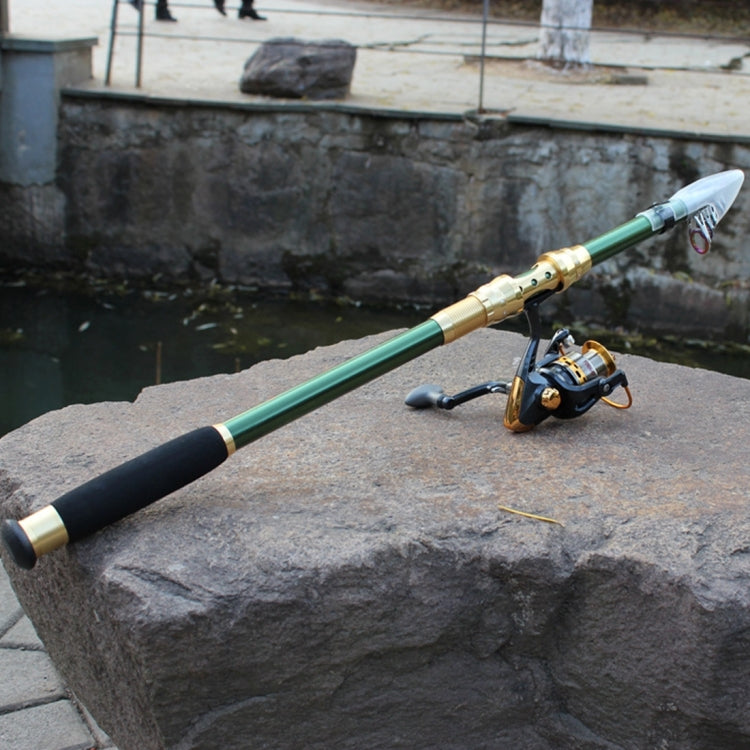 3.3米 碳桿釣魚桿旅行便攜式釣魚桿，顏色隨機發貨