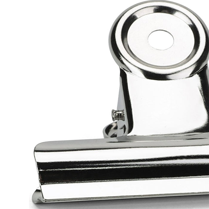 10pcs 50mm Silver Metal Stainless Steel Round Clip Notes Letter Paper Clip Office Bind Clip