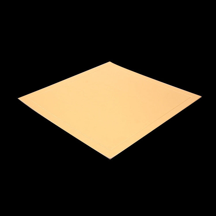100pcs / Pack Square Cake Cardboard Pad Golden Cake Mousse Cake Mat, Size: 28 x 28cm
