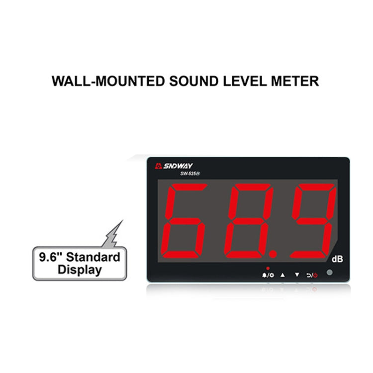 深達威 SW525B 壁掛式噪音測試儀噪音計分貝儀  帶存儲&USB通訊