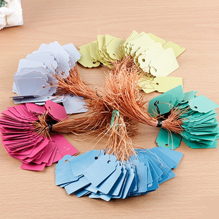 100個賣 防水耐用和可重複使用塑料花園植物標籤 植物吊牌標籤，顏色隨機發貨