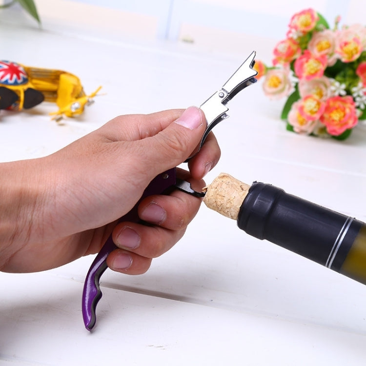 10pcs Multi-function Sea Horse Pattern Stainless Wine Bottle Opener, Can Opener Bottle Opener, Random Color Delivery