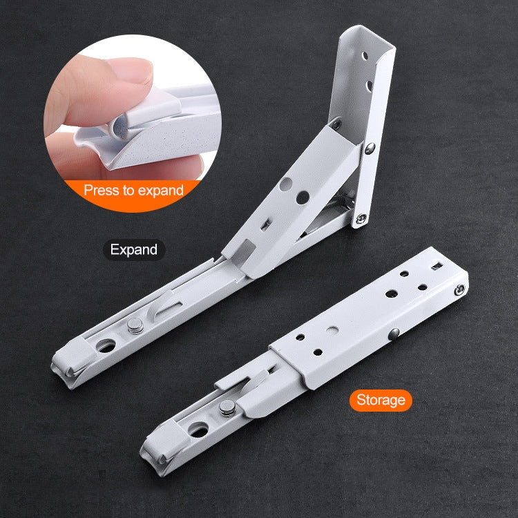 14寸 壁掛可摺疊K型餐桌用活動邊置物收納支架