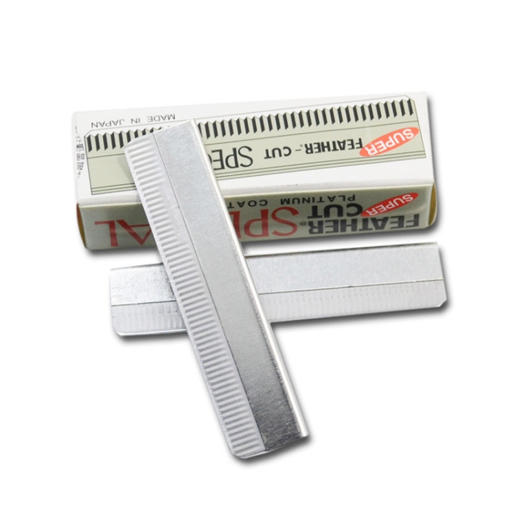 10片專業美容美髮工具刮刀刀片修眉刮鬍刮汗毛羽毛刀片