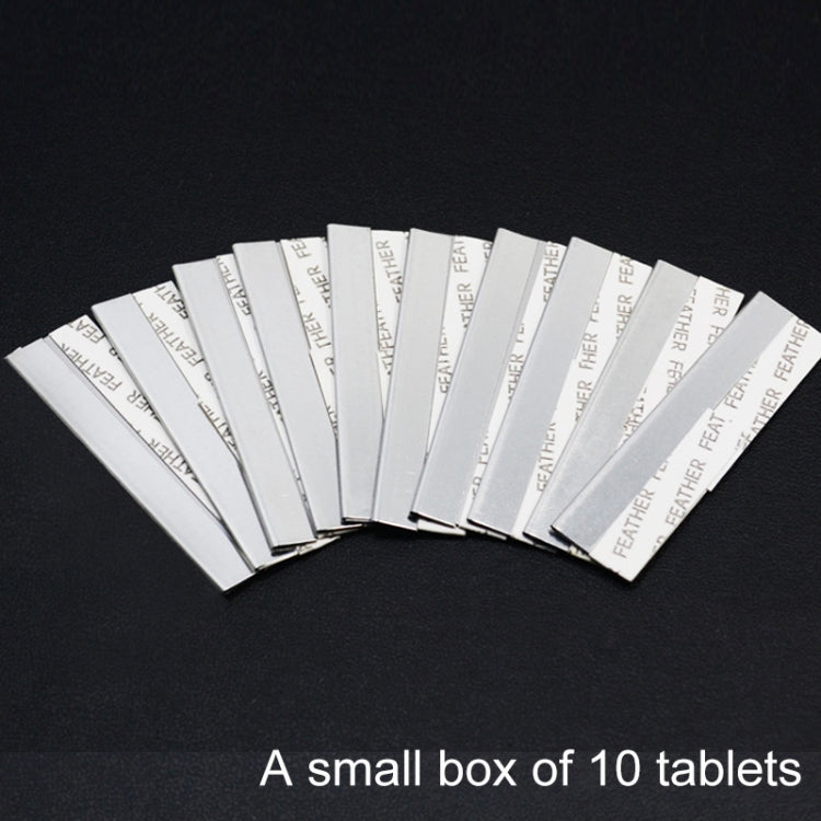 10片專業美容美髮工具刮刀刀片修眉刮鬍刮汗毛羽毛刀片