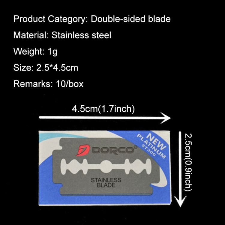 10片專業美容美髮工具刮刀刀片修眉刮鬍刮汗毛羽毛刀片