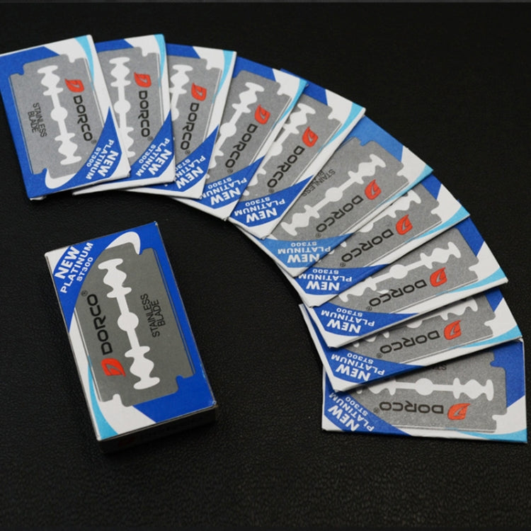 10盒一賣實用老式不銹鋼雙面刀片剃鬚刮鬍刮眉刀片