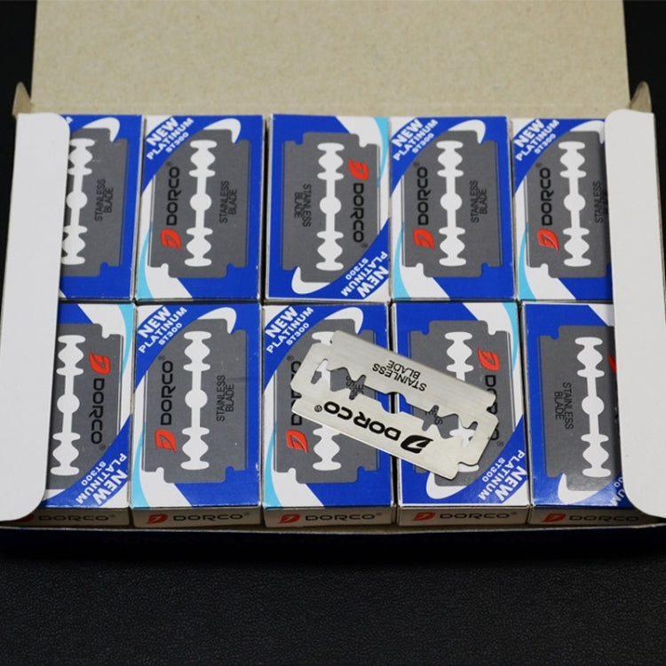 10盒一賣實用老式不銹鋼雙面刀片剃鬚刮鬍刮眉刀片