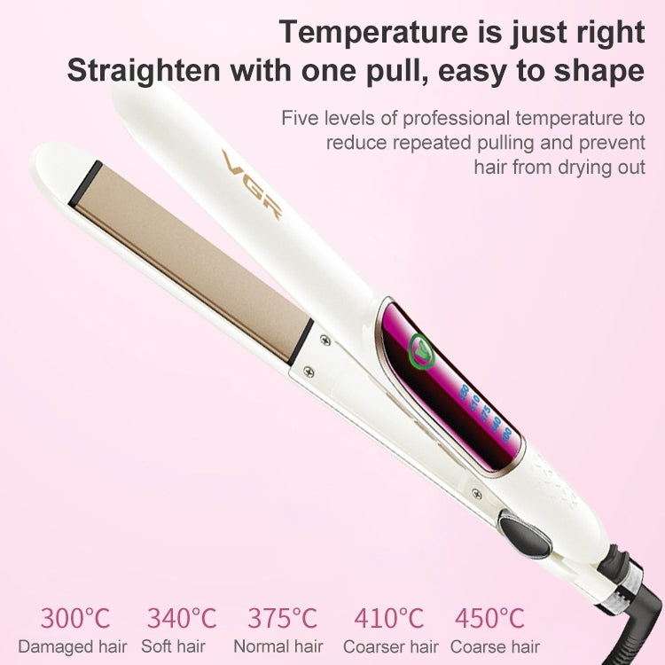 VGR V-509 35W 5檔可調節卷直發器兩用, 插頭類型: 歐規