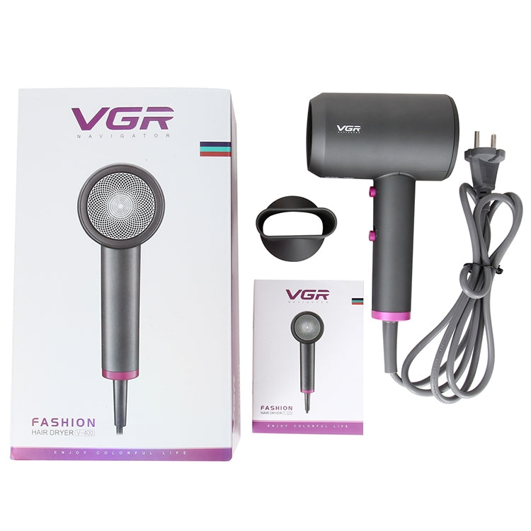 VGR V-400 家用負離子吹風機帶2檔調節, 插頭類型: 歐規
