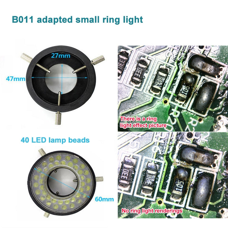 超眼 DB04 电子顯微鏡LED環形光源燈 適用於HCB0990