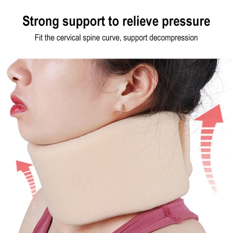 003 Household Sponge Collar Men And Women Breathable Adjustable Neck Brace, Size: S