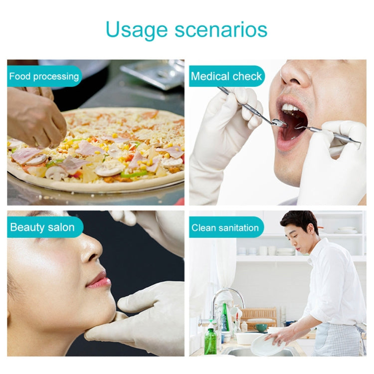 100隻一賣 一次性PVC檢查手套家用透明可觸屏防護手套，尺寸：S