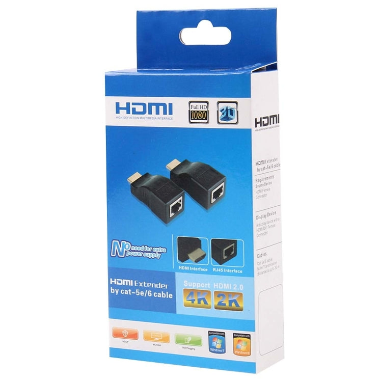 HDMI 轉RJ45延長器，支持HDCP協議，傳輸距離30米