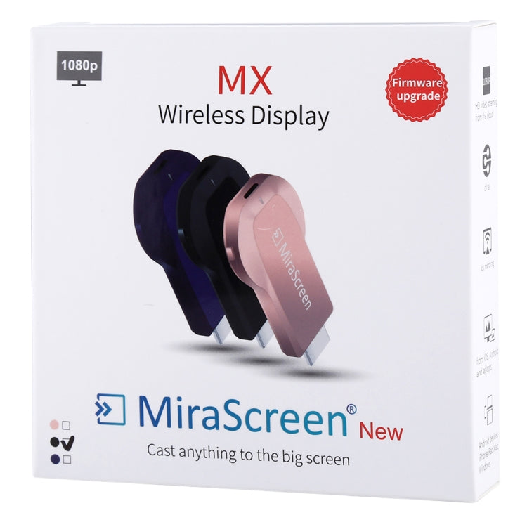 MiraScreen 無線同屏器 帶2合1USB線