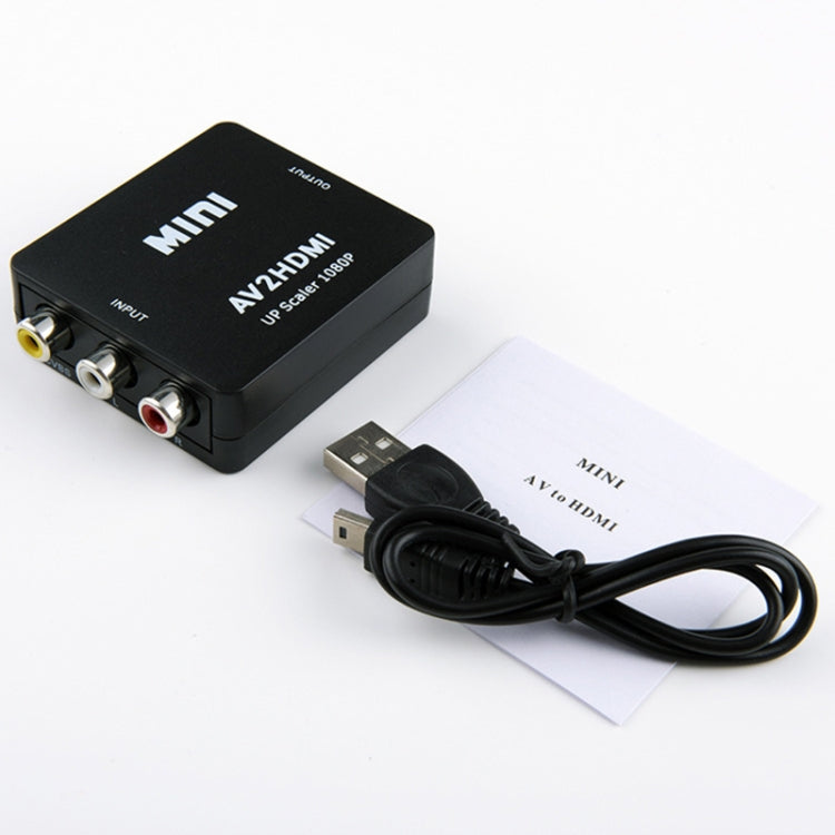 HOWEI HW-2105 迷你AV CVBS轉HDMI 轉換器