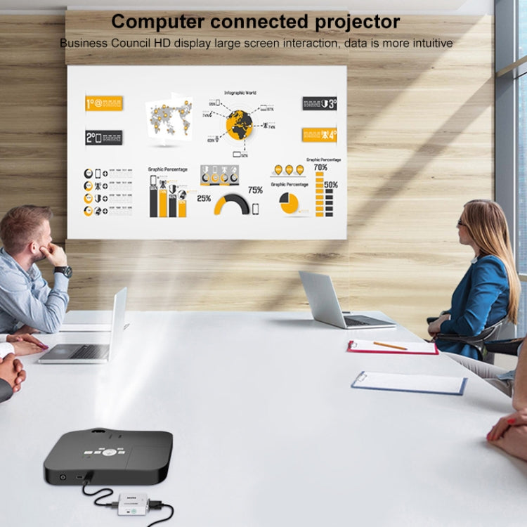 HOWEI HW-2107 VGA to HDMI轉換適配器 ABS塑料殼