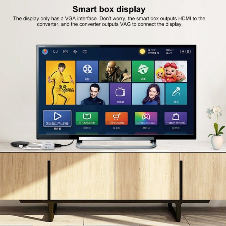 HOWEI HW-2109 迷你HDMI轉VGA轉換器