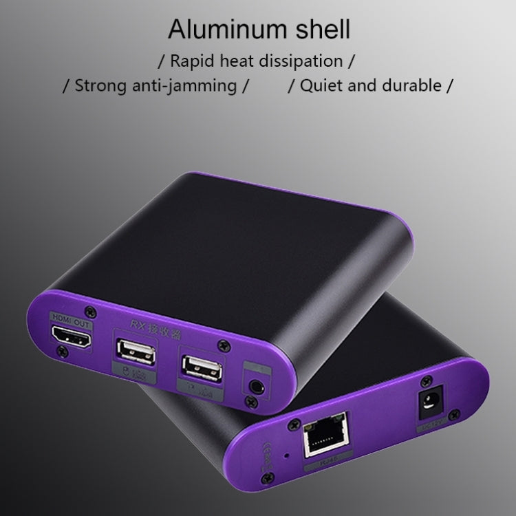 CAT872-KVM HDMI延長器網線延長器 帶USB口帶KVM功能 傳輸距離:200米