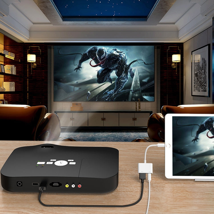 8 Pin 轉 HDMI 高清電視投影儀音頻轉換線 適用於iPhone