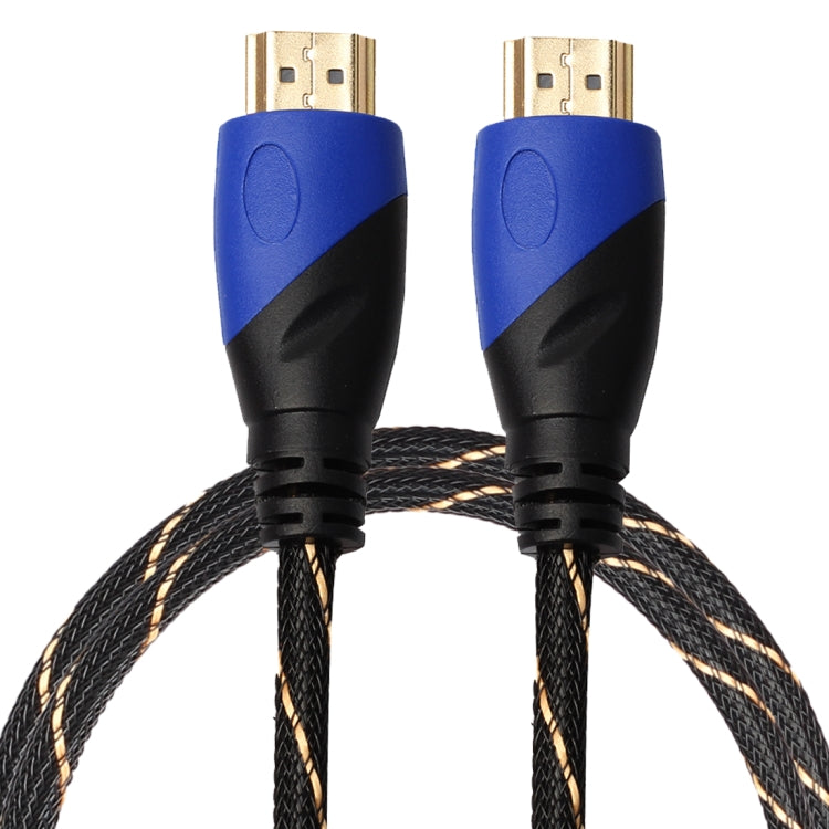 0411  1米藍黑頭 HDMI 1.4版本公對公視頻連接線