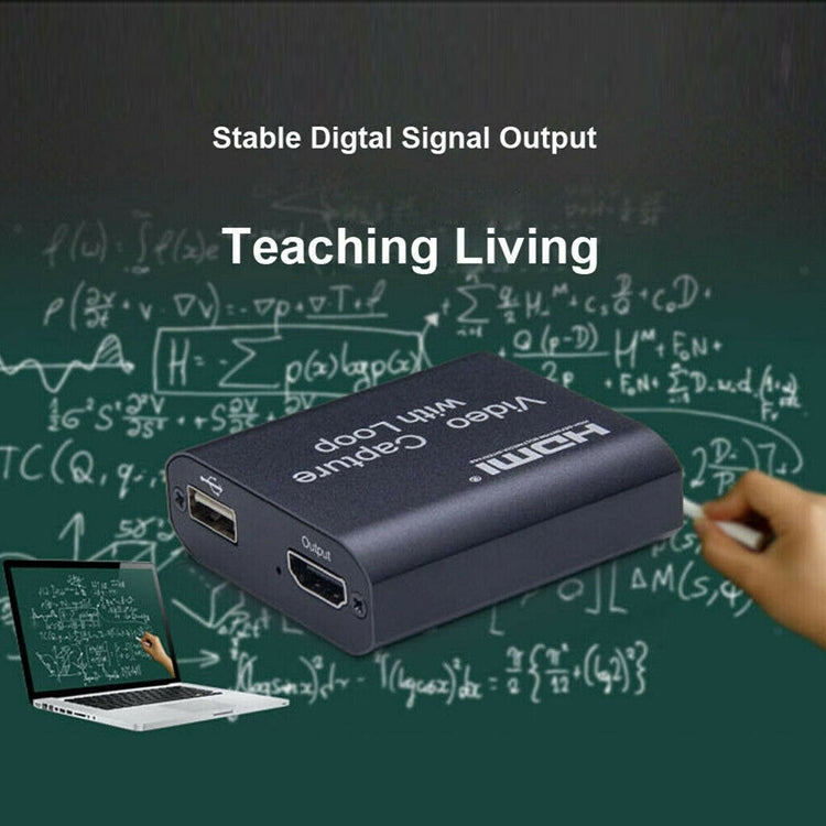 USB2.0轉HDMI帶環出4K高清採集卡