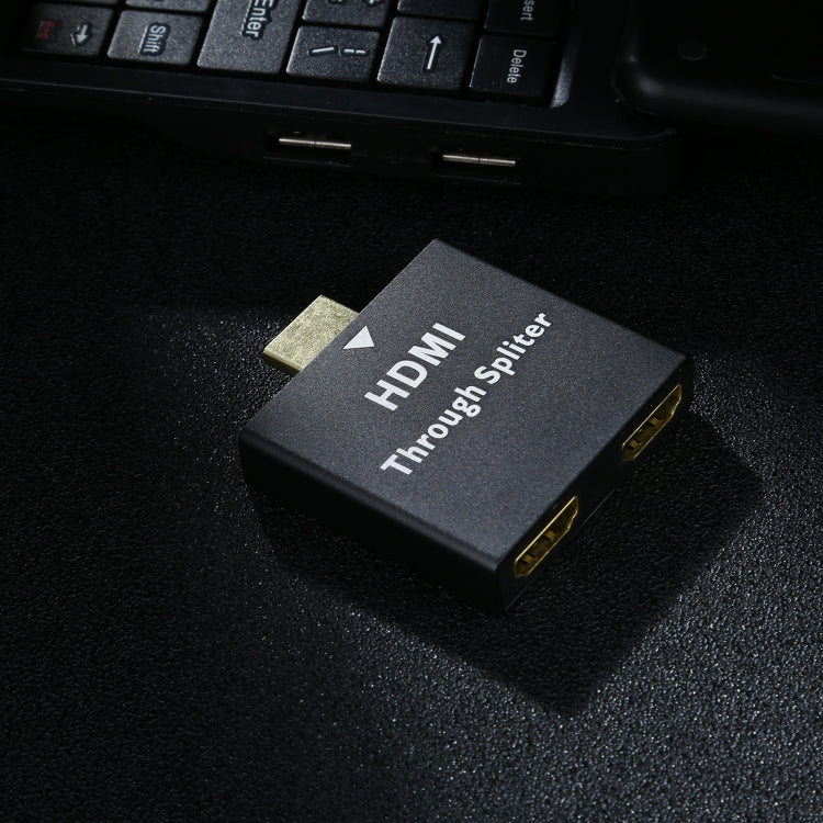 HDMI一分二鋁合金直通分配器