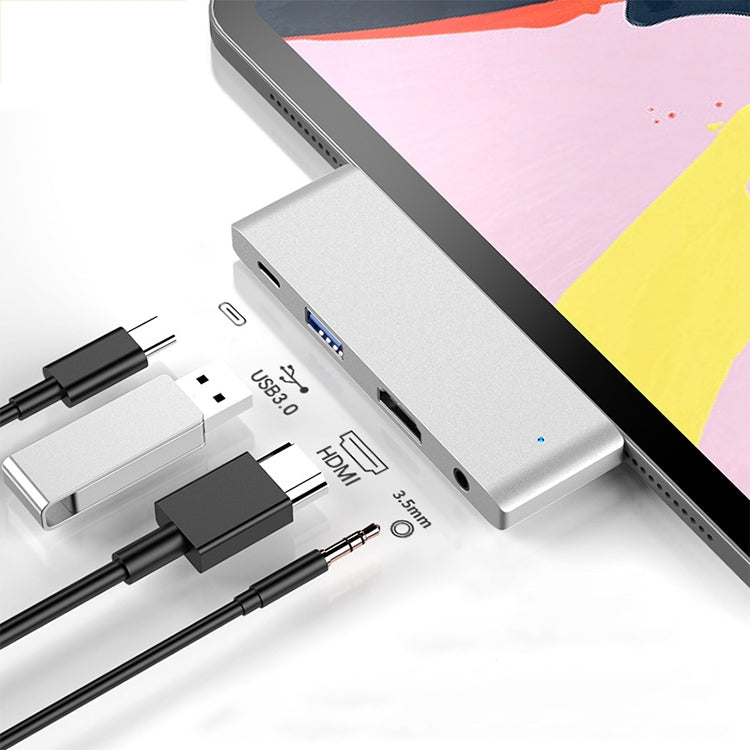 HW-TC29 Type-C 4合一多功能擴展塢 iPad Pro集線器