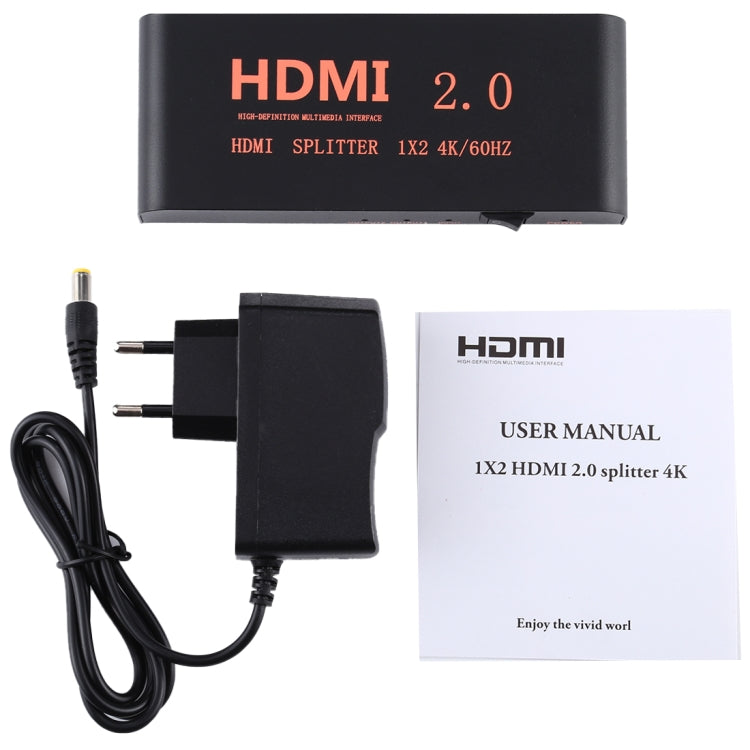 CY-041 1X2 HDMI 2.0 4K/60Hz分離器 歐規