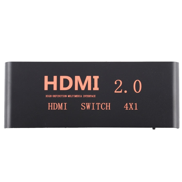 4X1 4K/60Hz HDMI 2.0切換器 帶遙控器 歐規