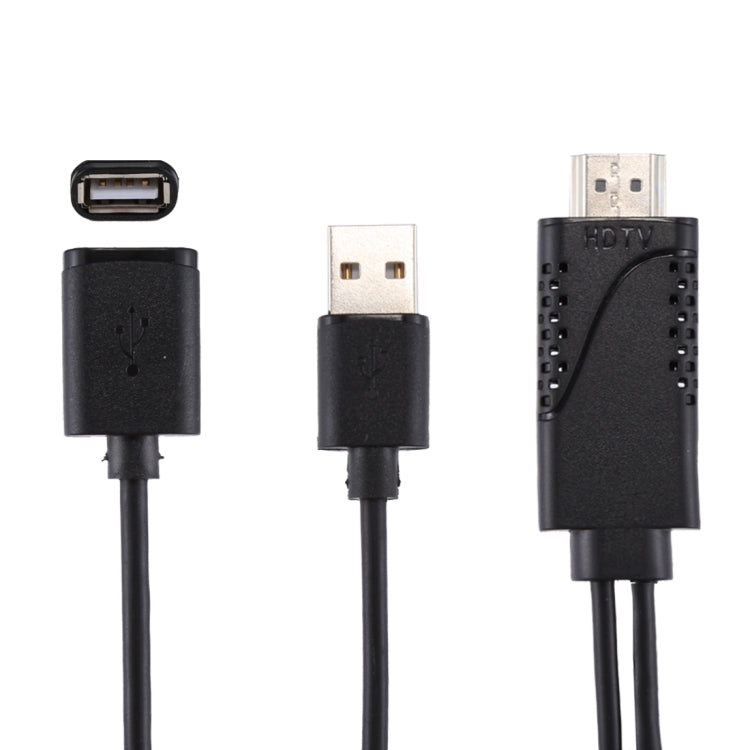 USB2.0 公母轉HDMI HDTV手機同屏轉換器 HDMI1.4