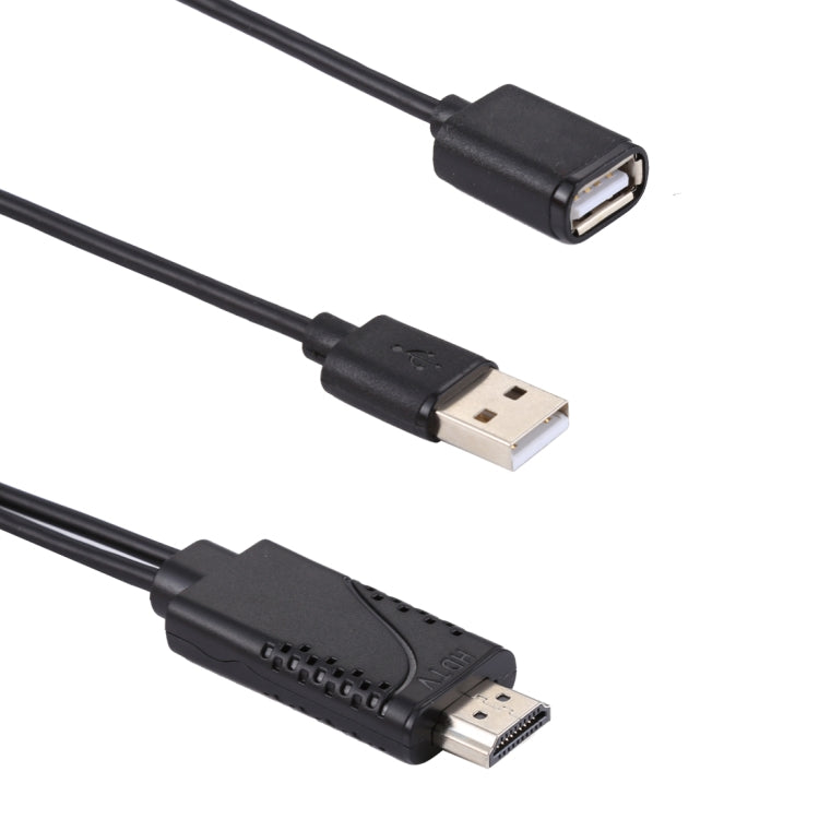 USB2.0 公母轉HDMI HDTV手機同屏轉換器 HDMI1.4
