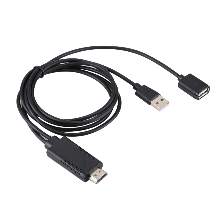 USB2.0 公母轉HDMI HDTV手機同屏轉換器 HDMI1.4