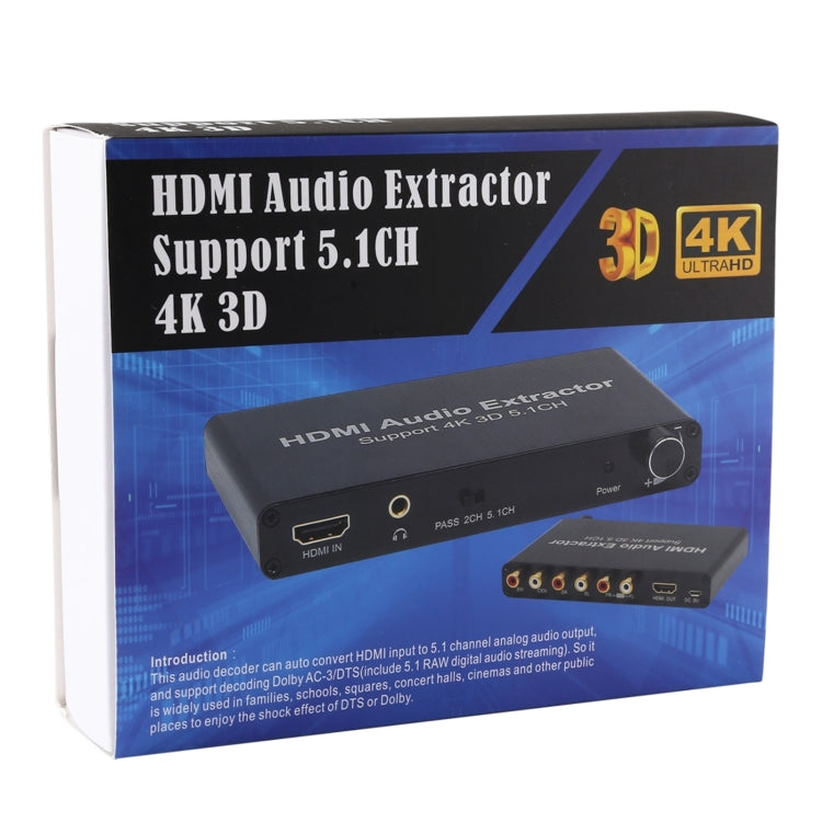 HDMI 5.1CH 視頻音頻解碼器支持3D 4K