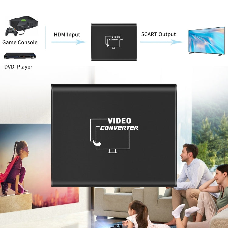 NEWKENG C8 HDMI 轉SCART 轉換器