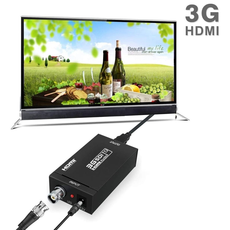 NEWKENG S008 SD-SDI / HD-SDI / 3G-SDI轉HDMI 迷你視頻轉換器
