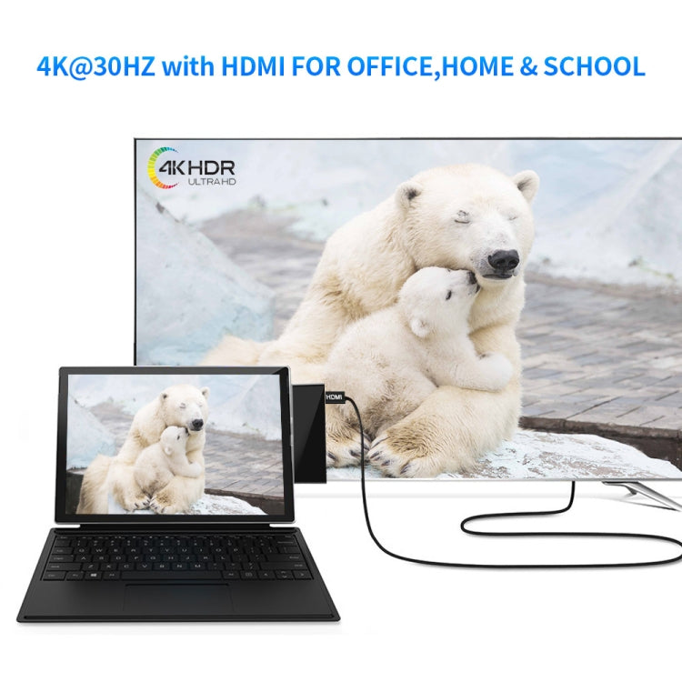 ROCKETEK SK-S4H 多功能USB3.0集線器4K HDMI轉接頭SD/TF讀卡器