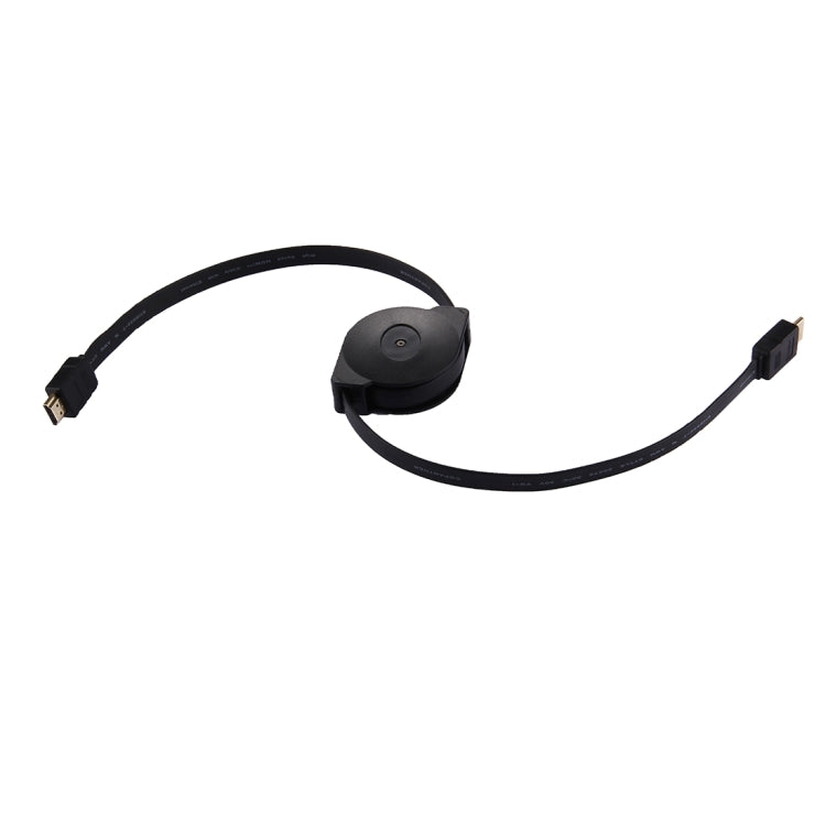 HDMI公頭轉HDMI公頭 可伸縮視頻線，帶Mini HDMI & Micro HDMI轉接頭適配器，線長：1米