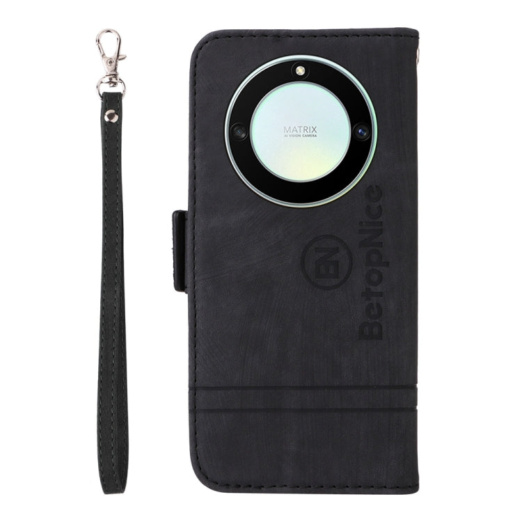 適用於榮耀 X9a 5G / X40 5G / Magic5 Lite BETOPNICE 001款雙搭扣手機皮套